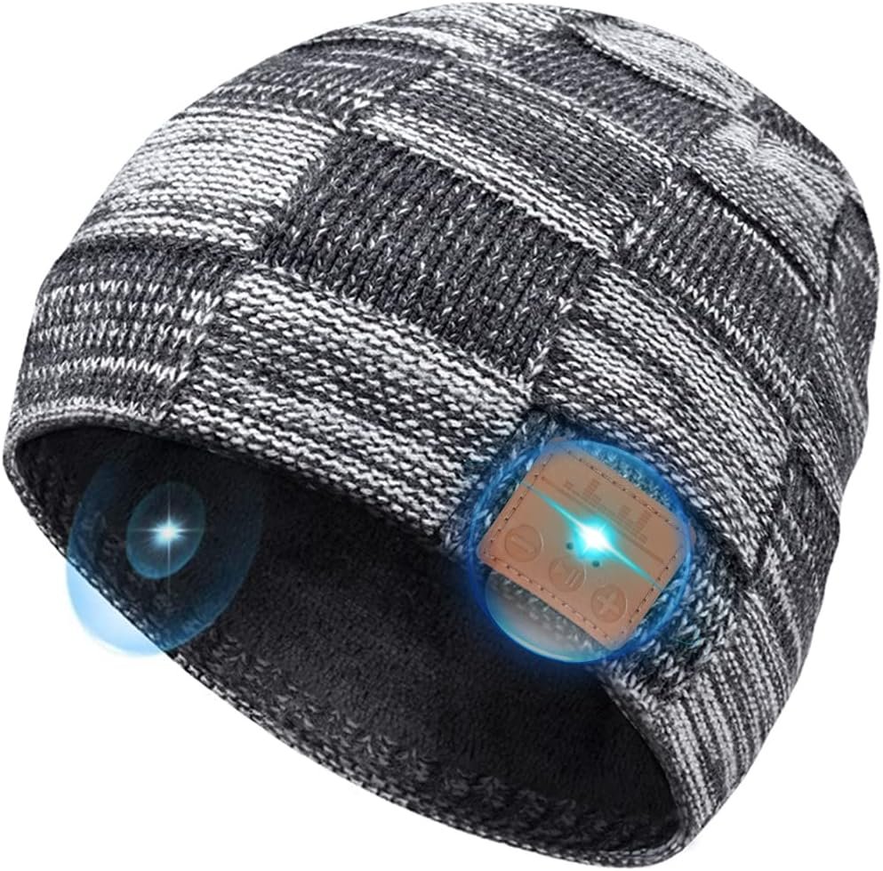 HANPURE Gifts for Men Bluetooth Beanie Hat - Christmas Stocking Stuffers for Men Birthday Gift for Dad Husband Gadgets Cap - Image 9