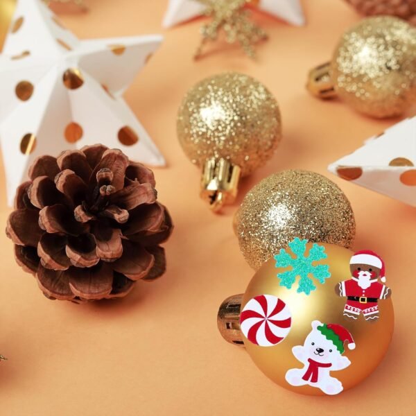 Winlyn 522 Pcs Bulk Assorted Christmas Stickers Christmas Crafts Foam Self-Adhesive Santa Reindeer Snowman Stickers Embellishment Winter Crafts for Kids Holiday Craft Projects Classroom Activities - Image 5