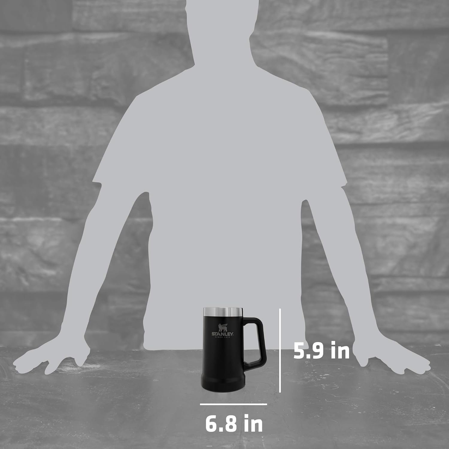 STANLEY Adventure Big Grip Beer Stein | 24 OZ - Image 5