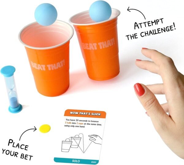 Gutter Games Beat That! Game and Household Objects Expansion Combo Pack [Family Party Game for Kids & Adults] - Image 6