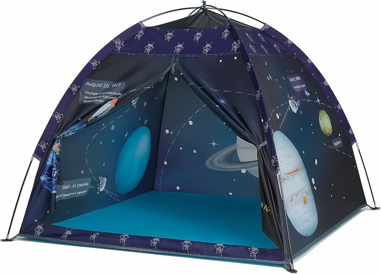 alprang Space World Play Tent Galaxy Dome Playhouse for Boys and Girls Imaginative Play-Astronaut Space for Kids Indoor and Outdoor Fun, Perfect Kid’s Gift- 47" x 47" x 43" - Image 2