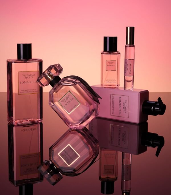 Victoria's Secret Bombshell Mini Fragrance Duo Gift Set, Mini Eau de Parfum & Travel Lotion, Gift Set for Women - Image 6