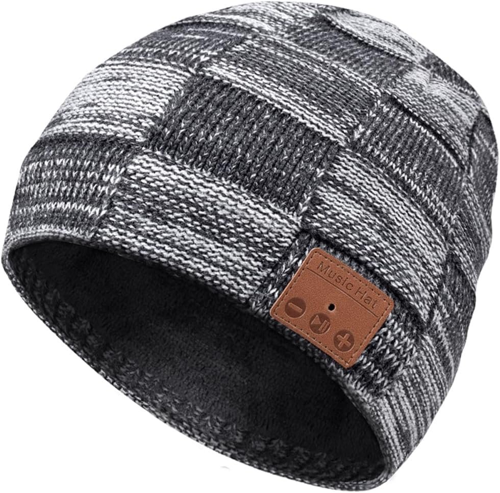 HANPURE Gifts for Men Bluetooth Beanie Hat - Christmas Stocking Stuffers for Men Birthday Gift for Dad Husband Gadgets Cap - Image 2