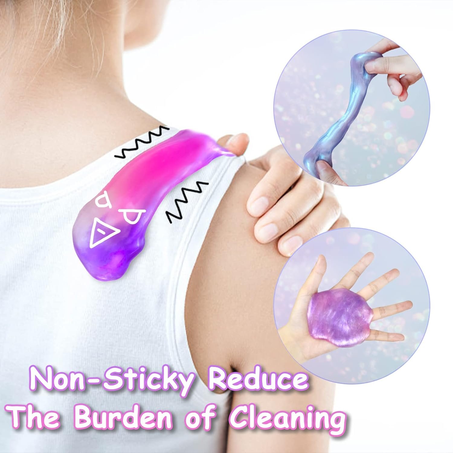 36 Packs Unicorn Slime Kit, Unicorn Party Favors for Kids, Pretty Stretchy & Non-Sticky Galaxy Slime Pack, Slime Party Favors for Girls & Boys Goodie Bag Stuffers - Image 6