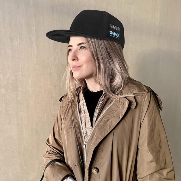 EDYELL 2 Pack Bluetooth Speaker Hats Adjustable Music Hats Bluetooth Cap for Outdoor Sports Baseball Cap for Men Women Gifts - Image 7