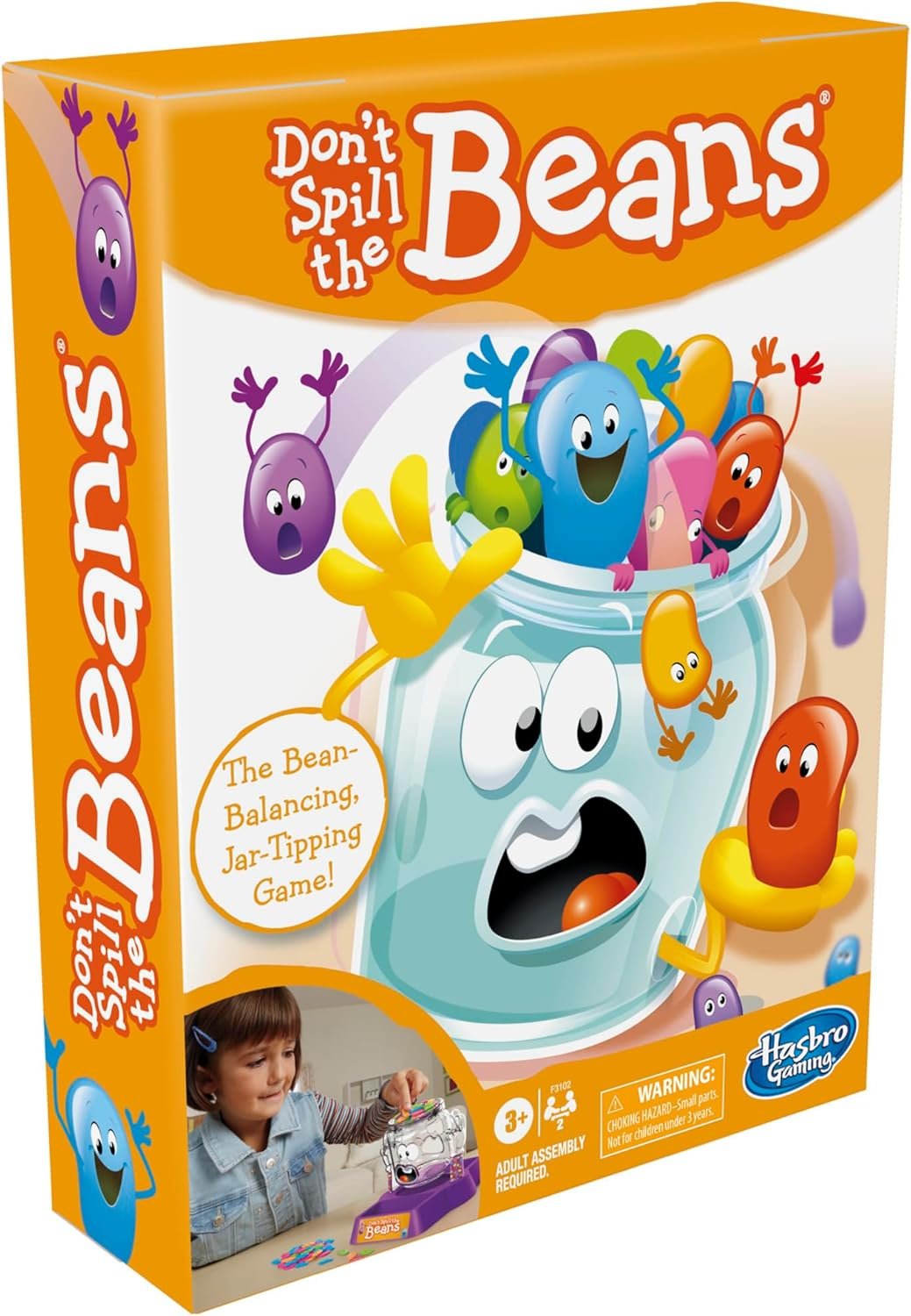Hasbro Gaming Don't Spill The Beans Game | Balancing Board Game for Boys & Girls | Kids Preschool Games for Girls & Boys | 2 Players | Ages 3+ - Image 9