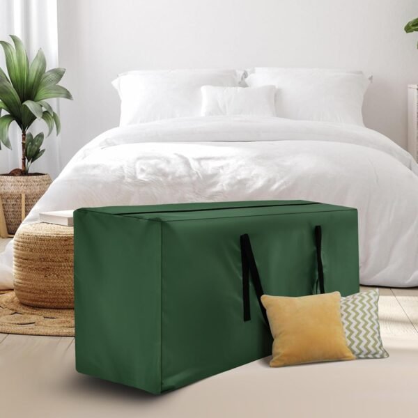 Storage Bag 2 Pack,Cushion Storage Bag Fits Up to 12 ft Tall Artificial Disassembled Trees, Heavy Duty Xmas Tree Bag, Outdoor Cushion Storage Bag with Zippers and Handles 68" L X 30" W X 20" - Image 8