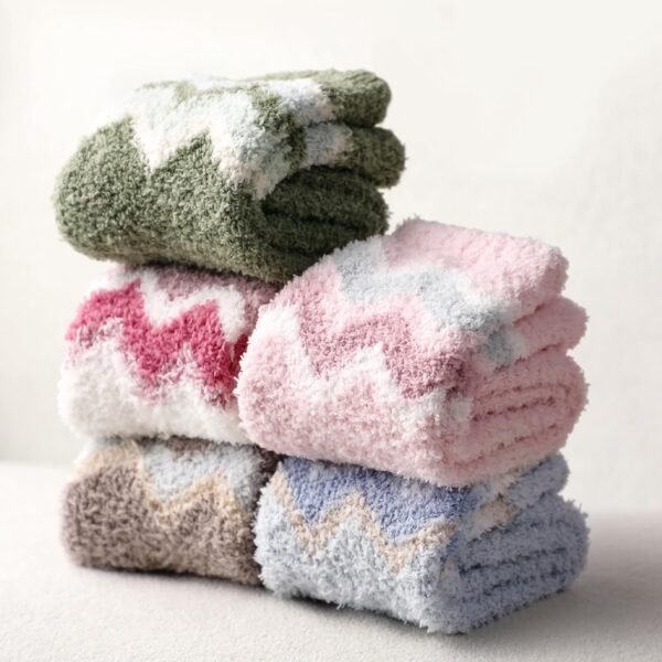 Fuzzy Socks for Women - Womens Fuzzy Socks Fluffy Cozy Socks Warm Socks for Women Slipper Socks - Image 5