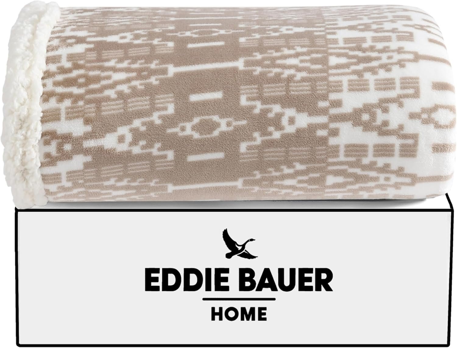 Eddie Bauer - Throw Blanket, Super Soft Reversible Sherpa Fleece Bedding, Ideal Christmas & White Elephant Gifts, Cozy Plaid Throw Blankets for Couch (San Juan Oyster, Throw) - Image 9