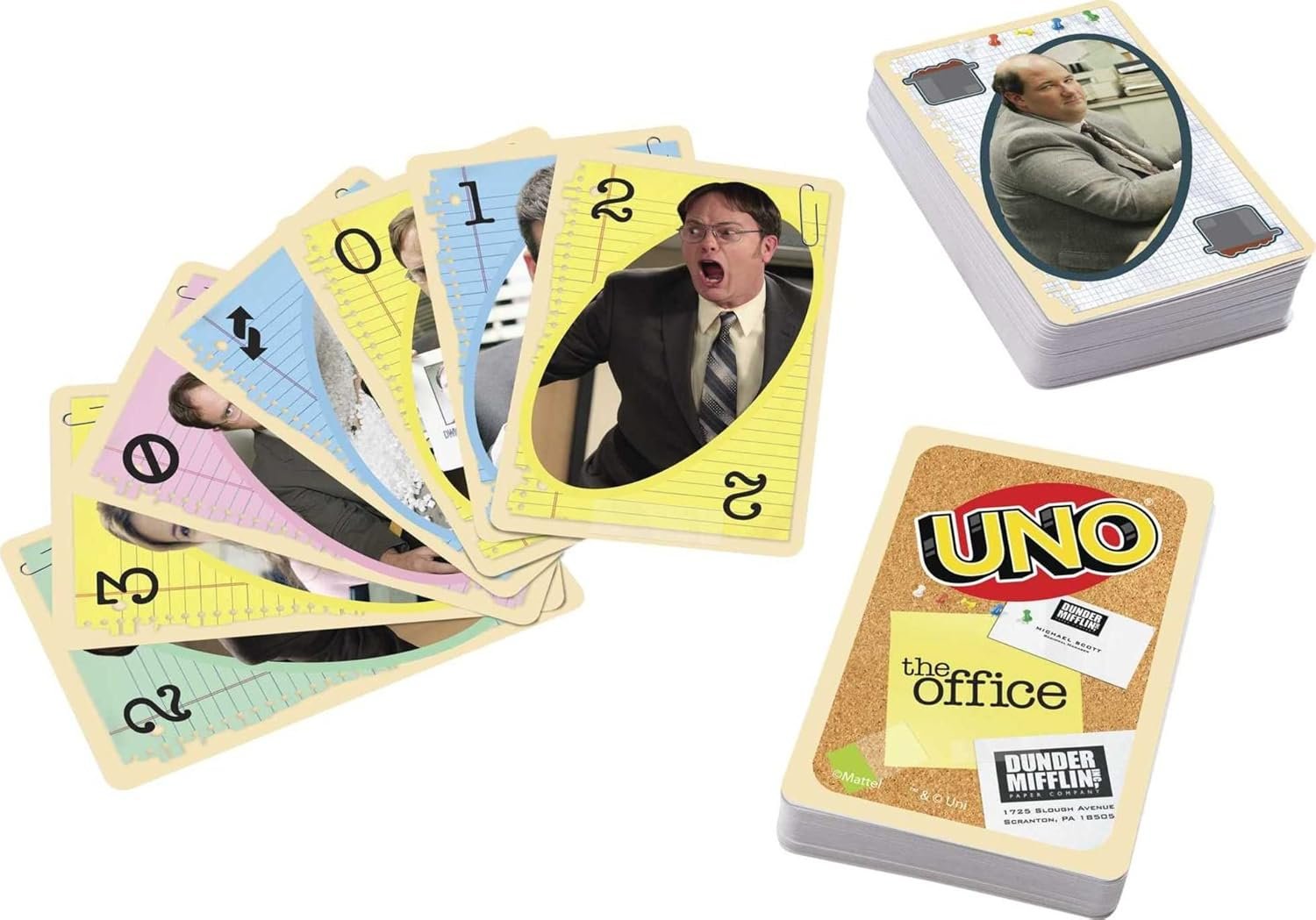 Mattel Games UNO The Office Card Game for Teens & Adults for Family or Game Night with Special Rule for 2 to 10 Players - Image 4