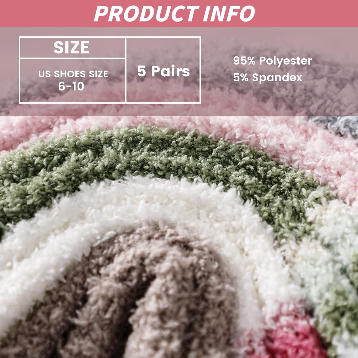 Fuzzy Socks for Women - Womens Fuzzy Socks Fluffy Cozy Socks Warm Socks for Women Slipper Socks - Image 3