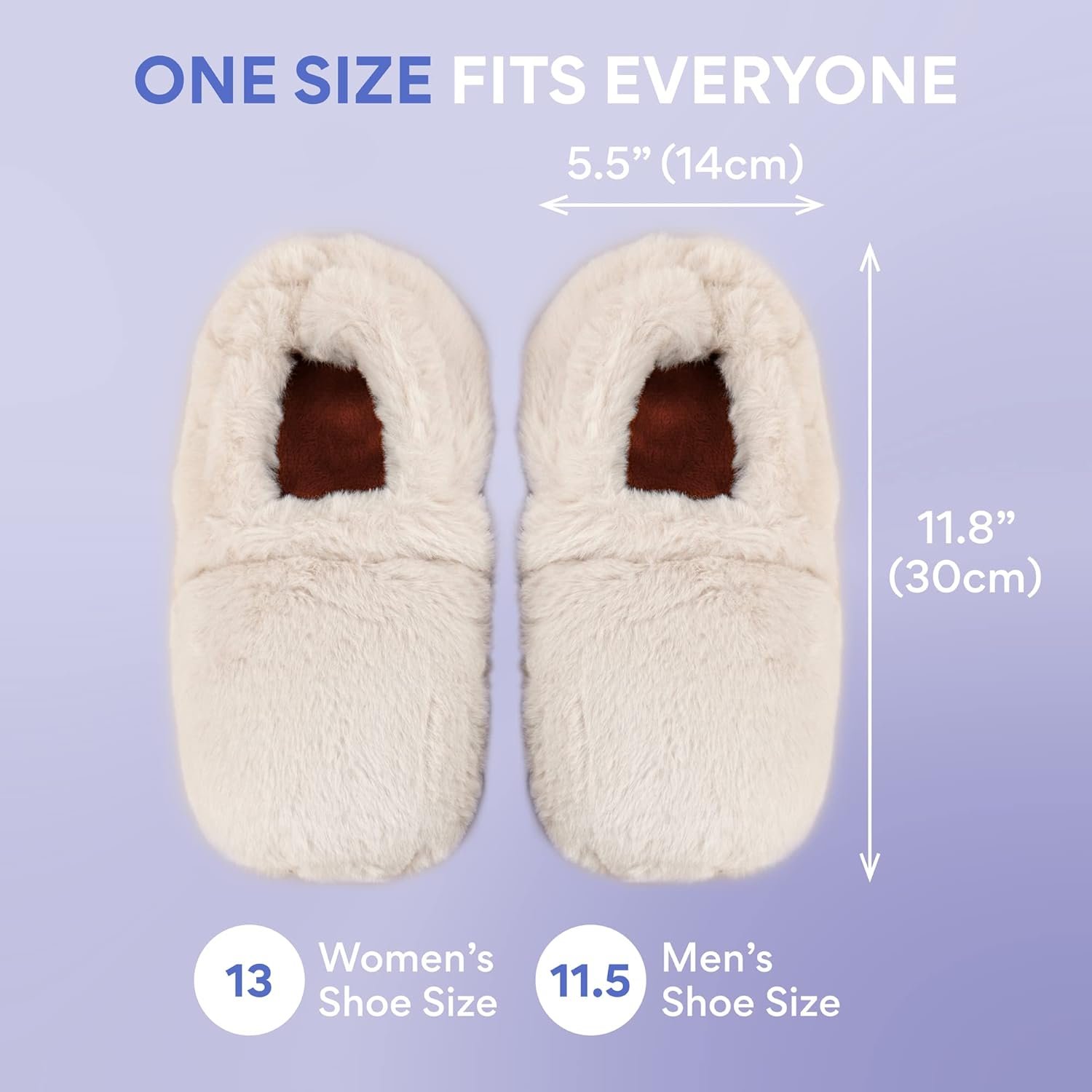 Microwavable Slippers for Women and Men - Heated Booties Warming Slippers for Heat Therapy | Microwave Heated Foot Warmers/Socks -Comfortable Heated Slippers Woman and Men - Image 8