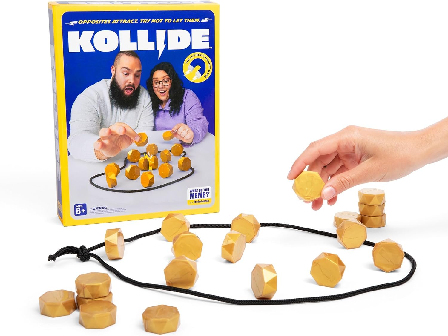 Kollide - The Game of Magnetic Attraction, Magnetic Chess Game, Strategy Games for Kids and Adults by Relatable, Perfect Christmas Games for Kids & Stocking Stuffers - Image 2