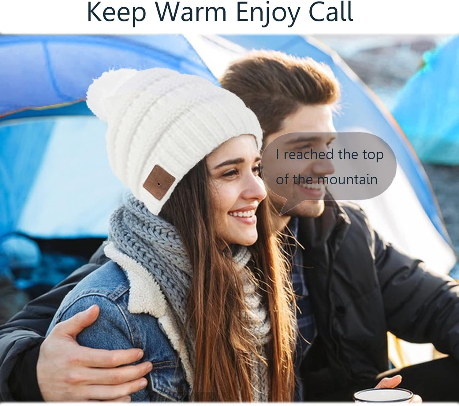 Wireless Beanie Hat Men Women Gifts Knit Headphone Headset Christmas Music Cap Gifts for Teenage Boys Girls Husband - Image 4