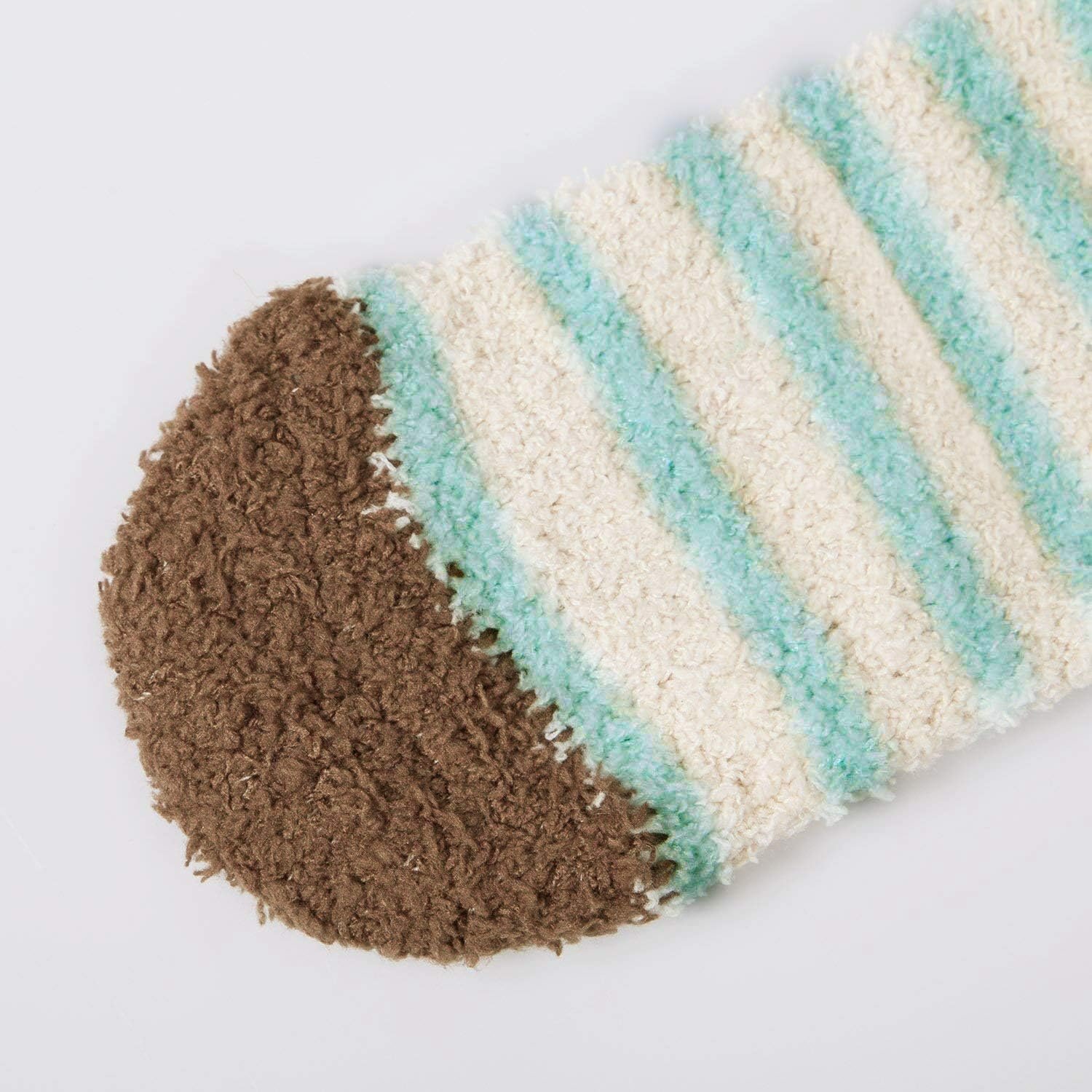 Loritta 3 Pairs Womens Fuzzy Socks Winter Warm Fluffy Soft Slipper Home Sleeping Cute Animal Socks - Image 5