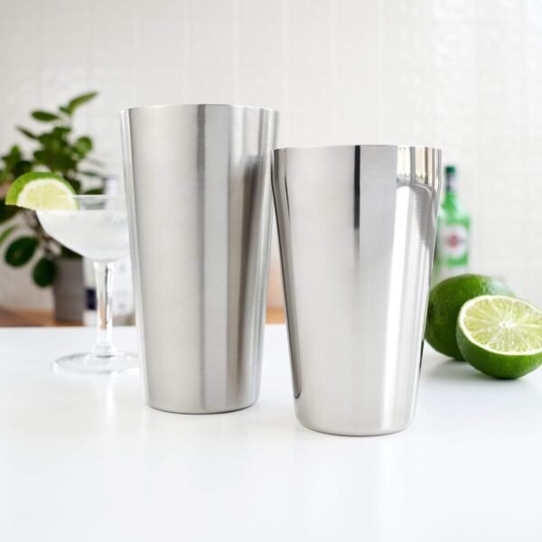 True Advance Boston Cocktail Shaker set, Stainless steel Boston Drink Shaker, Martini Shaker set of 2, 18oz & 25oz - Image 7