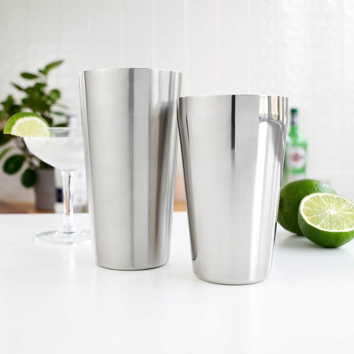 True Advance Boston Cocktail Shaker set, Stainless steel Boston Drink Shaker, Martini Shaker set of 2, 18oz & 25oz - Image 7