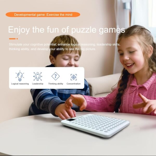 AI Board Games for Kids Features 9 Built-in Games Like Connect 4 & Tic Tac Toe. Designed for Ages 4+, Portable and Perfect for Travel、Parties、Festivals、Birthdays - Image 8