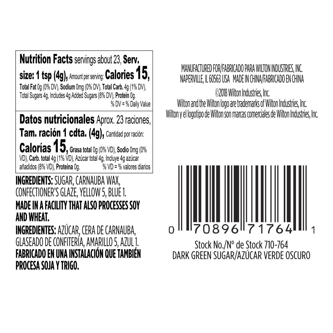 Wilton Holiday Dark Green and Red Sanding Sugar (3.25oz bottles), Holiday Baking and Decorations - Image 5