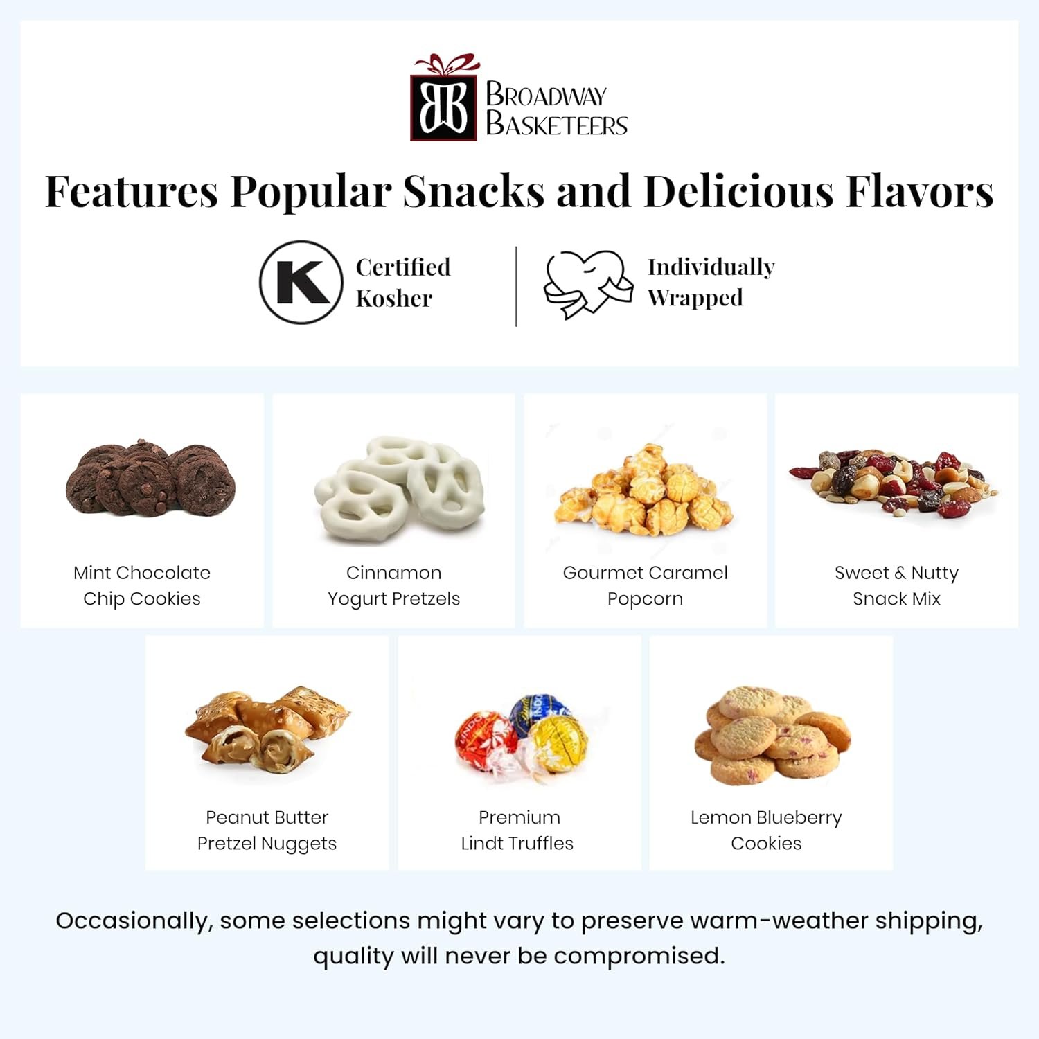 Broadway Basketeers Gourmet Chocolate Food Gift Basket Snack Gifts for Families, College, Delivery for Birthdays, Appreciation, Thank You, Get Well Soon, Care Package - Image 4