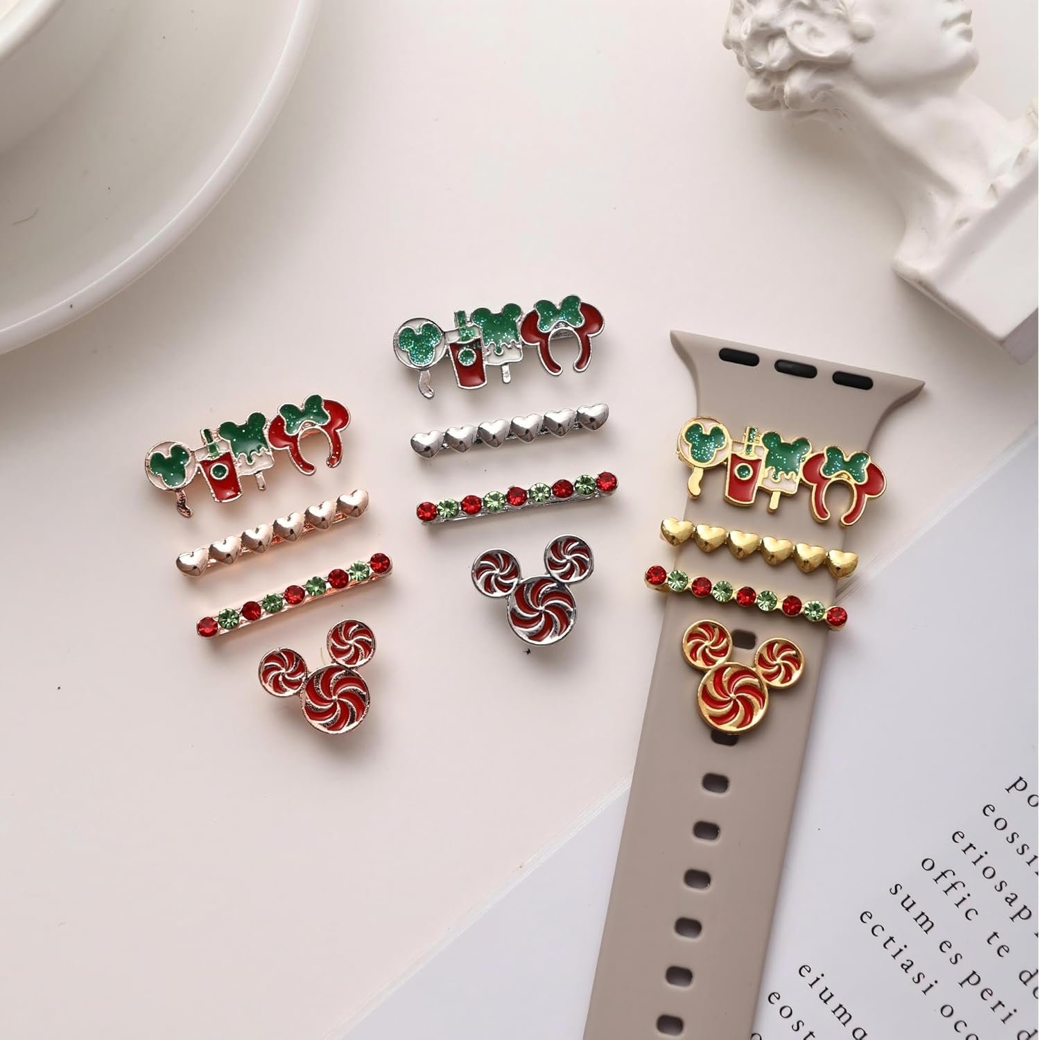 Women Apple Watch Band Charms For iphone iwatch Ultra 2 SE Series 9 8 7 6 5 4 3 (No Bands) - Image 3