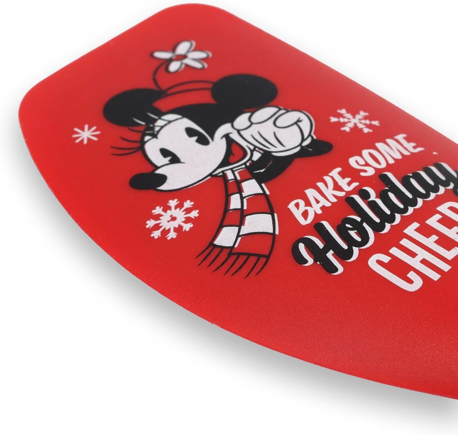 Disney Minnie Mouse Bake Some Holiday Cheer Silicone Scraper - Fun Christmas Minnie Scraper for Holiday Baking - Great Gift Idea - Image 5