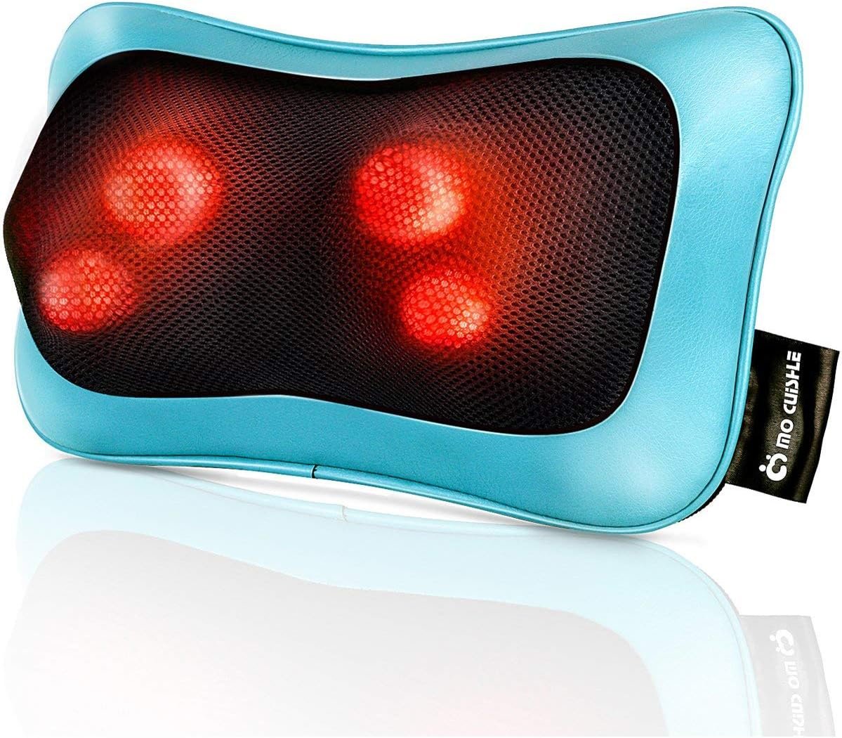 Mo Cuishle Shiatsu Neck Back Massager Pillow with Heat, Deep Tissue Kneading Massage for Back, Neck, Shoulder, Leg, Foot, Gift for Men Women Mom Dad, Stress Relax at Home Office and Car - Image 2