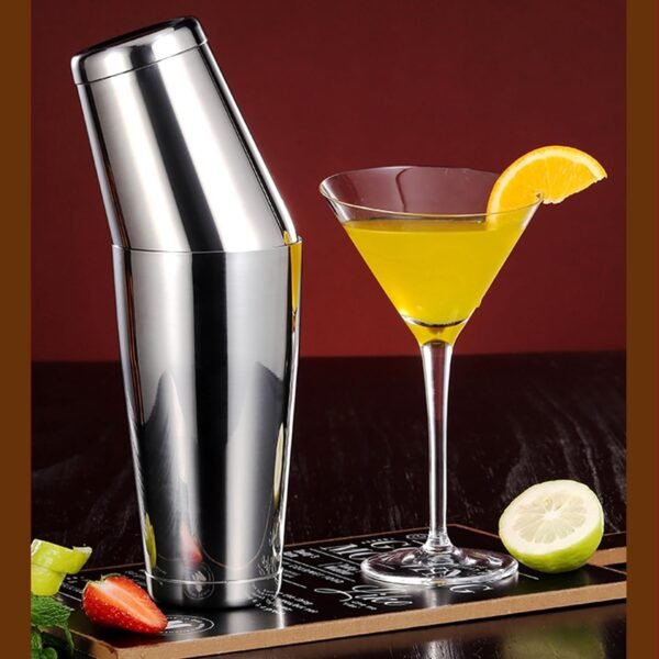 Boston Shaker Cocktail Set Bartender Kit, 12 Pcs Drink Shaker with Strainer Bartending Martini Shaker Tin with 18oz & 28oz Mixed Alcohol Shaker Professional Stainless Steel Bar Tool for Beginner - Image 6