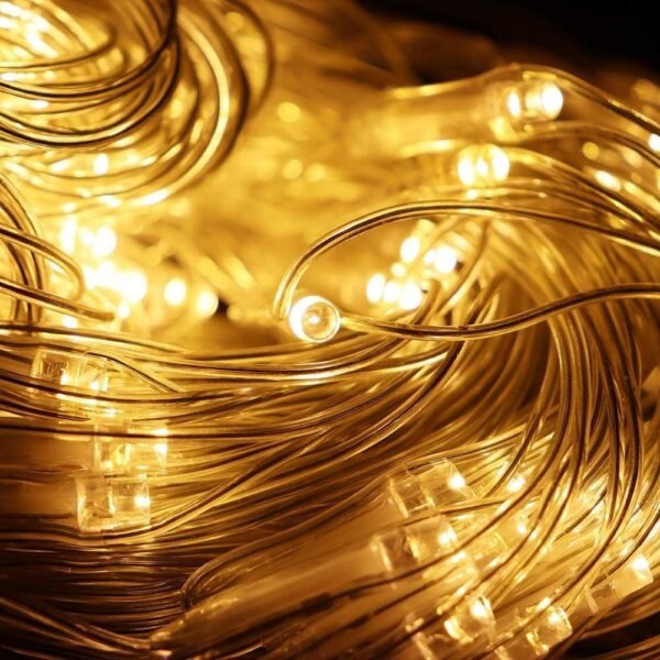 LED Net lights, 200 LED Fairy String Decorative Mesh Warm White For a Wedding Cocktail Party Birthday BBQ Bistro Cafe By Cheng Yu 2017 - Image 3