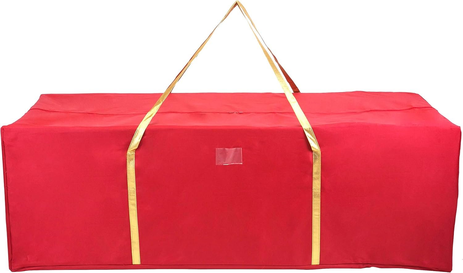 Simplify Christmas Tree Storage Bag | Holds Artificial Trees up to 9.5 Feet Tall | Holiday Decorations Organizer | Large | Collapsible Duffle | Red - Image 2