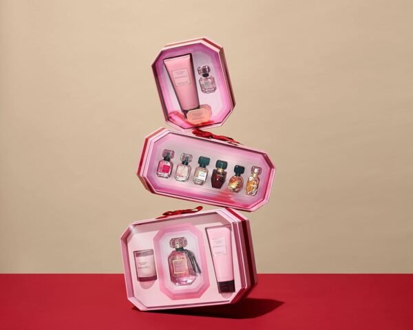 Victoria's Secret Bombshell Mini Fragrance Duo Gift Set, Mini Eau de Parfum & Travel Lotion, Gift Set for Women - Image 9