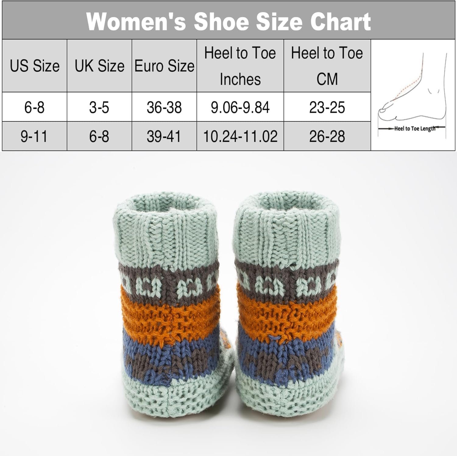 Warm Slipper Socks for Women, Winter Fuzzy House Shoes Indoor, Cozy Christmas Gifts Unique - Image 6