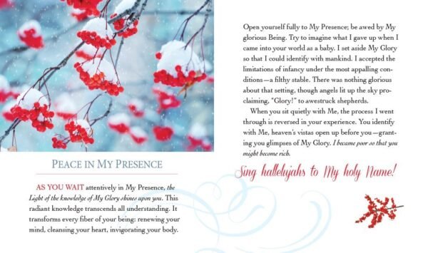 Jesus Calling for Christmas, Padded Hardcover, with Full Scriptures: Seasonal Devotions for Christmas (A 50-Day Devotional) - Image 3