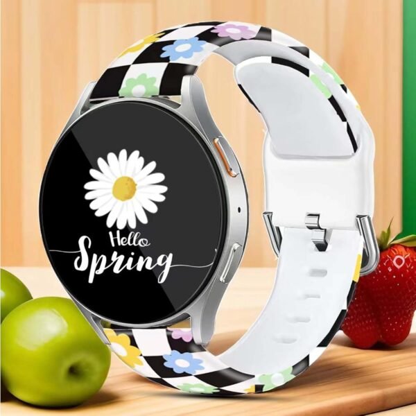 20mm Holiday Watch Band Compatible with Samsung Watch Bands Christmas for Women Galaxy Watch 7/6/5/4 40mm 44mm/Watch 6 Classic 43mm 47mm/Watch 5 Pro 45mm/Watch 4 Classic/Active 2 Smartwatch Replacement Band - Image 4