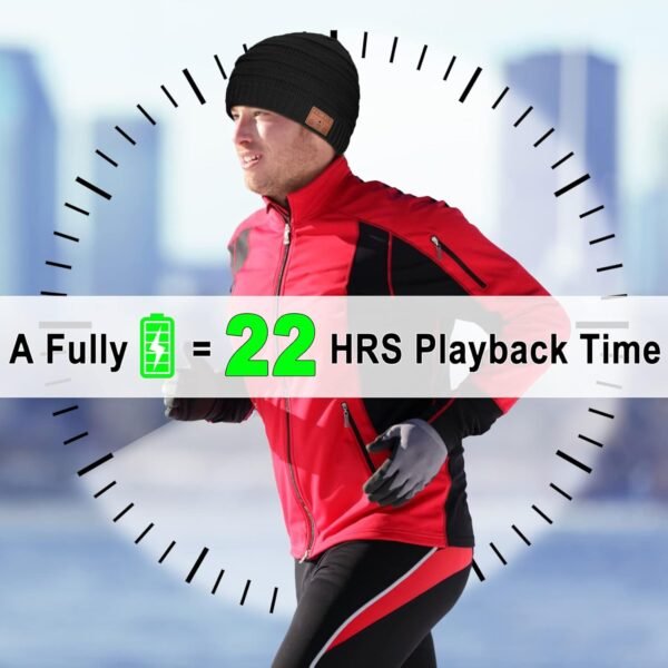 Bluetooth Hat Beanie,Gifts for Men Women,Unique Tech Christmas Stocking Stuffer Gifts for Teenage Teen Boy Teen Girl Him Her - Image 4
