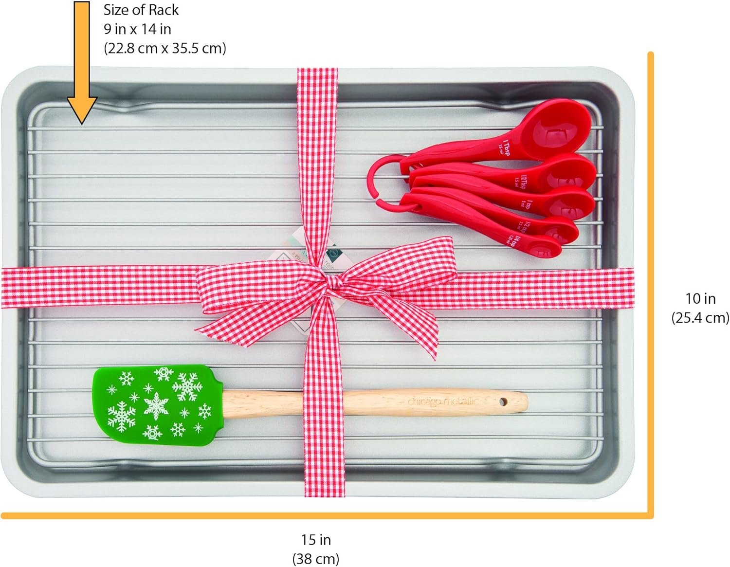 Chicago Metallic Holiday Baking, 8-Piece Set, Multicolor - Image 4