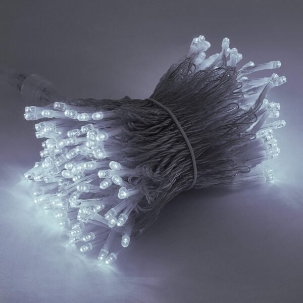 LJLNION 300 LED String Lights Outdoor Indoor, Extra Long 98.5FT Super Bright Christmas Lights, 8 Lighting Modes, Plug in Waterproof Fairy Lights for Holiday Wedding Party Bedroom Decorations ( White) - Image 7