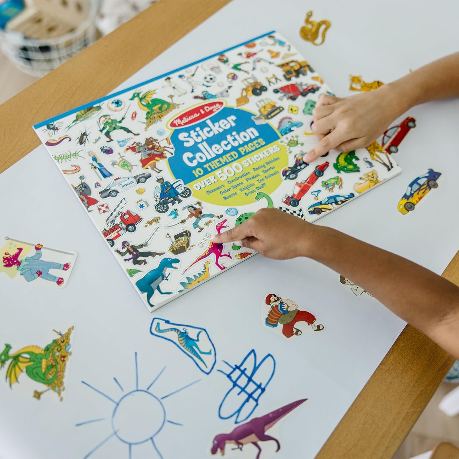 Melissa & Doug Sticker Collection Book: Dinosaurs, Vehicles, Space, and More - 500+ Stickers - FSC Certified - Image 11