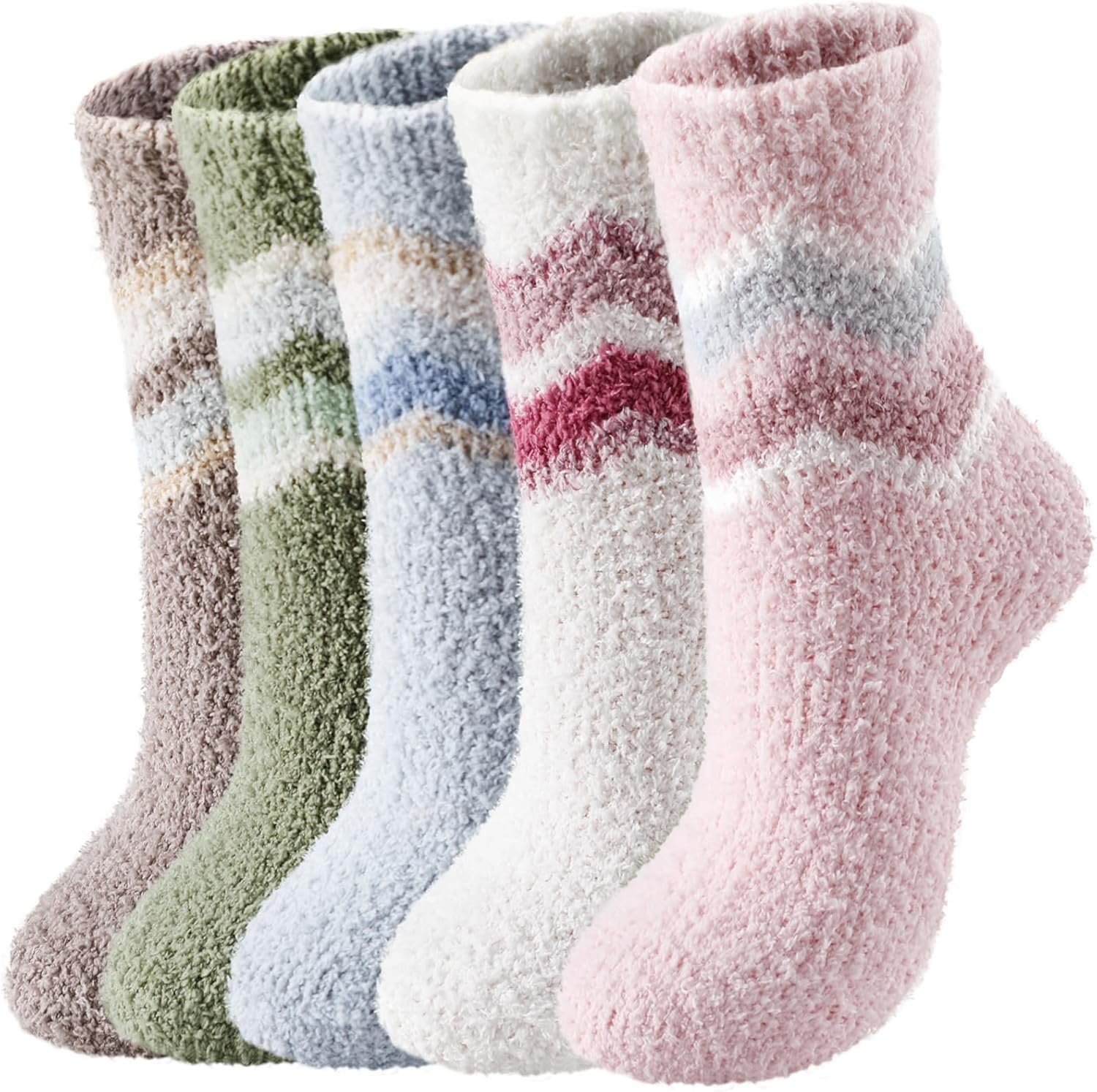 Fuzzy Socks for Women - Womens Fuzzy Socks Fluffy Cozy Socks Warm Socks for Women Slipper Socks - Image 2