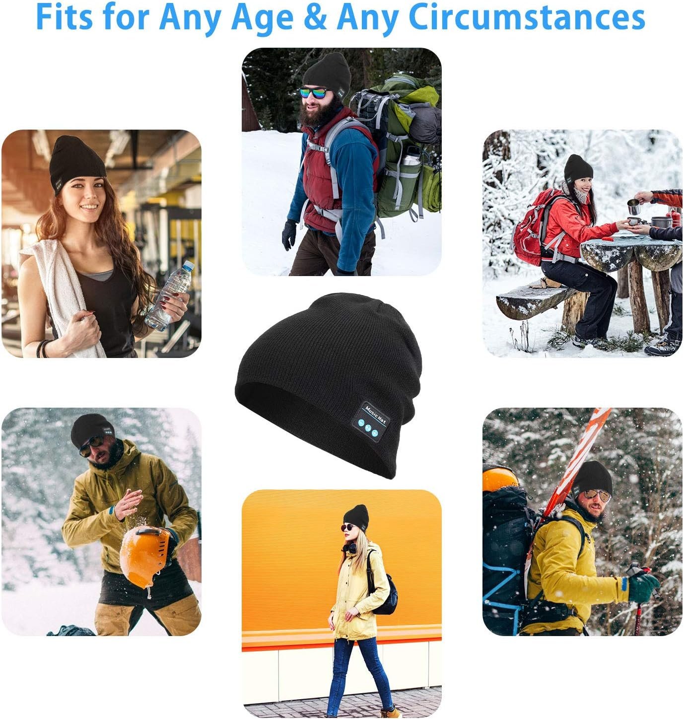 Unisex Wireless Beanie Hat with Exquisite Packaging Wireless Winter Hats Cap Music Hat Beanie Winter Knit Cap - Image 8