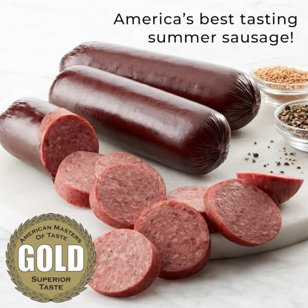 Hickory Farms Signature Beef Meat and Cheese Gift Basket (Medium) - Food Gift Box | Charcuterie Board Food - Summer Sausage and Cheese | Christmas Gift Basket | Holiday Gift Basket | Housewarming Gift - Image 6