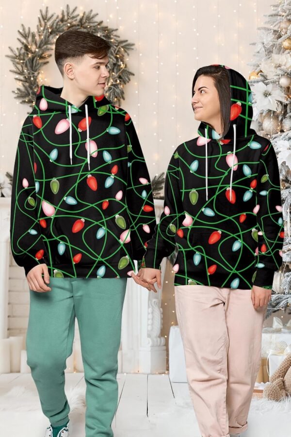 Ugly Christmas Hoodies Mens Womens Funny 3D Printed Sweatshirts with Pockets M-XXL - Image 5