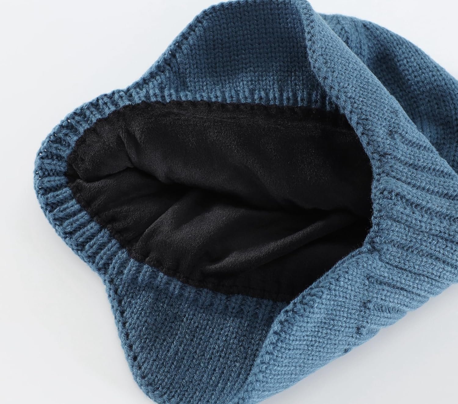 Home Prefer Mens Winter Hat Knit Earflap Hat Stocking Caps with Ears Beanie Hat - Image 4