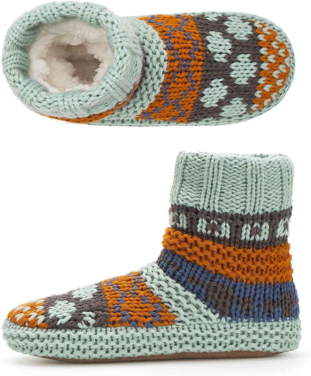 Warm Slipper Socks for Women, Winter Fuzzy House Shoes Indoor, Cozy Christmas Gifts Unique - Image 2