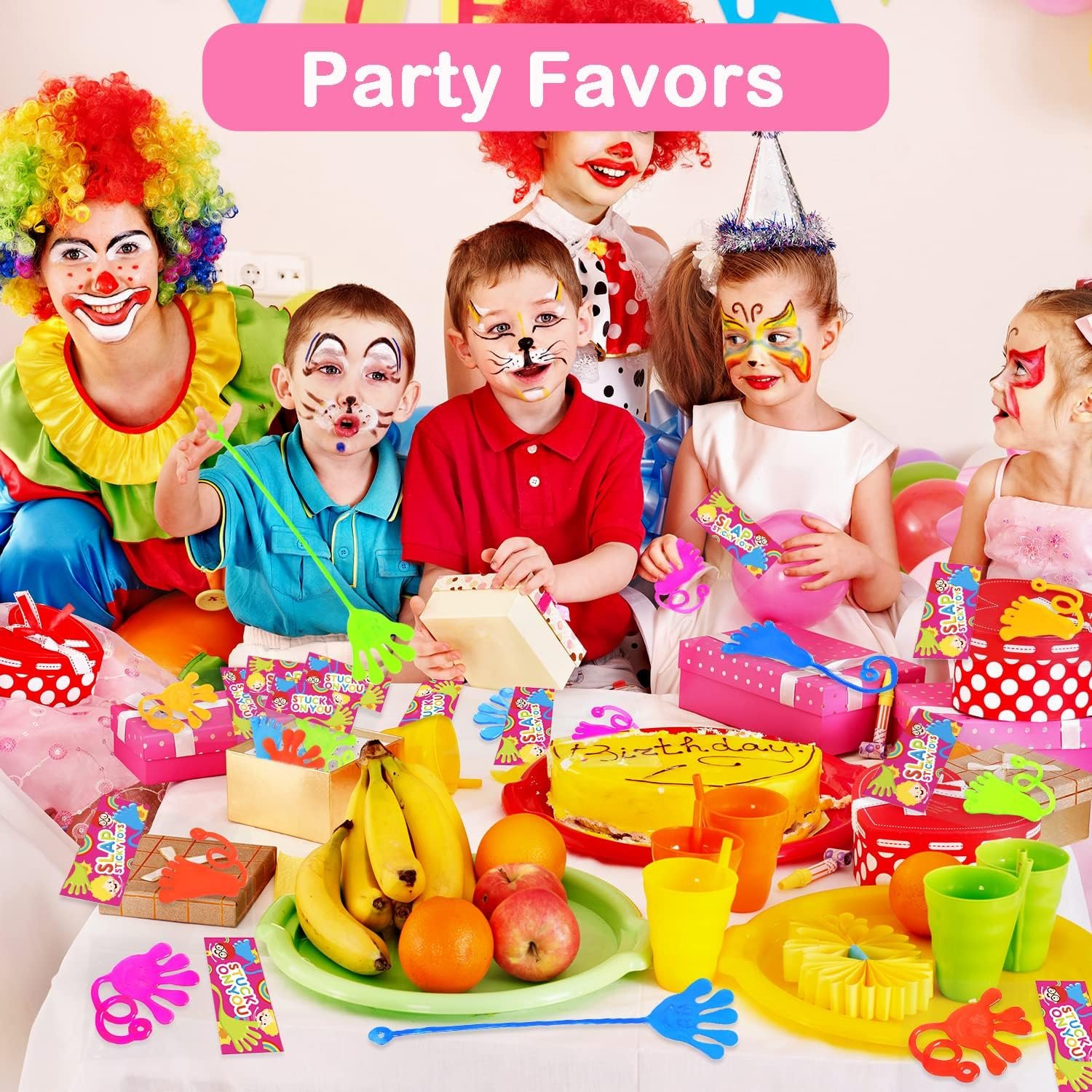 Sticky Hands & Feet Party Favors Supplies for Kids (20 PCS), Christmas Birthday Pinata Goodie Bag Stocking Stuffers Fillers for Toddlers, Classroom Students Treats Prizes Toys Gifts for Boys Girls - Image 4