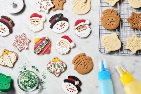 GOLOHO Cookie Icing Bottles, 6 Squeeze Applicator Bottles, 2 each (1, 2 and 4 ounces), Royal Icing Tools, Cake Sugar Cookie Decorating Supplies, Food Coloring, Frosting, Pancake Arts and Crafts Kit - Image 7