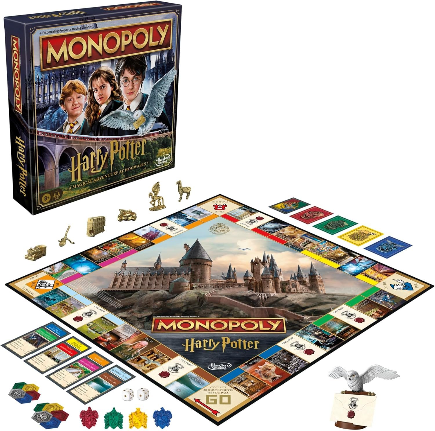 Monopoly Harry Potter Edition Board Game | A Magical Adventure at Hogwarts | Ages 8 and Up | 2 to 6 Players | Family Games | Gifts for Kids and Adults - Image 17