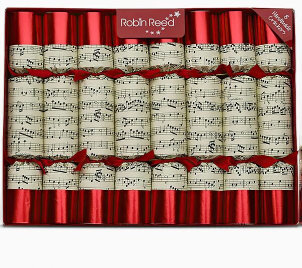 Olde English Crackers Holiday Music Christmas Party Favors - Set of 8 Music Favors containing Toy Horns and Sheet Music for Playing Your own Holiday Music - Image 2