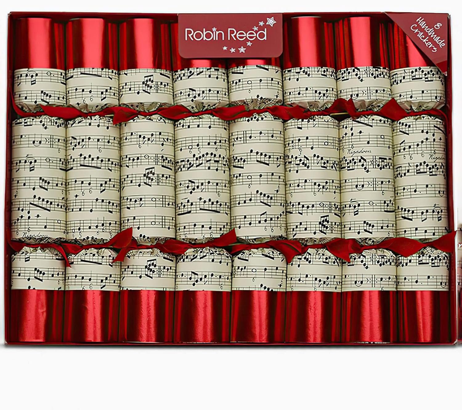 Olde English Crackers Holiday Music Christmas Party Favors - Set of 8 Music Favors containing Toy Horns and Sheet Music for Playing Your own Holiday Music - Image 2