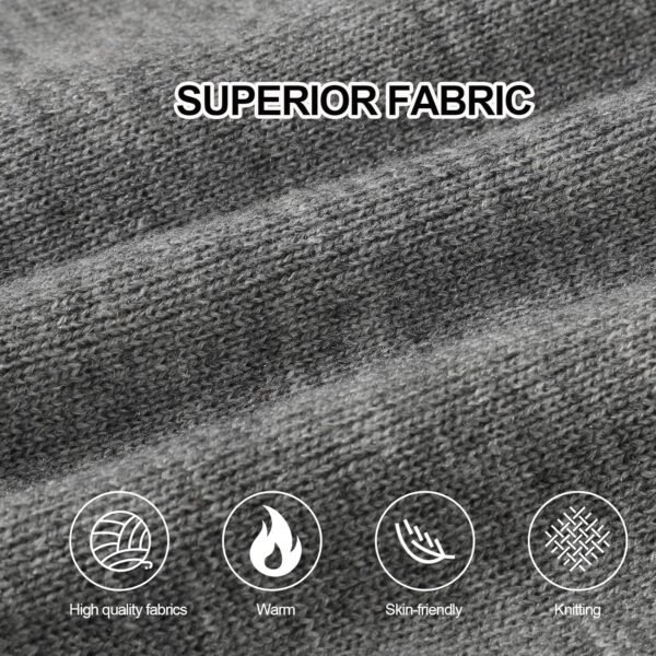 Unisex Beanie with The Light, USB Rechargeable LED Caps, Flashlight Hat Headlamp Beanie Gifts for Dad Father Husband - Image 3